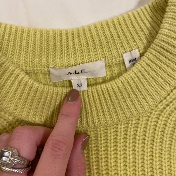 ALC yellow sweater - Picture 5 of 5